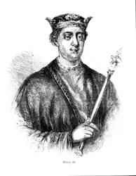 Henry II (1133-89) (rytina) (bundw foto)