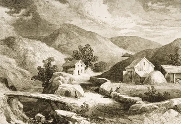 Hills of New England, c.1870, z 