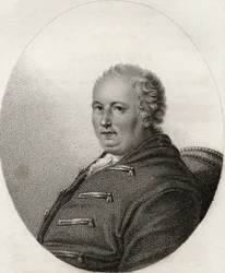 Horatio Walpole, vyryl Geremia, ilustrace z „Katalogu královských a vznešených autorů, svazek IV“, vydaného v roce 1806