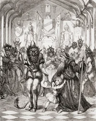 Ilustrace podle George Cruikshanka k básni 