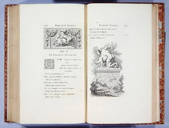 In Cassium Severum, z děl Quinta Horatia Flaciho, tisk John Pine, 1733-7