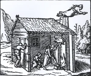 Interiér čarodějnického domu, 1579