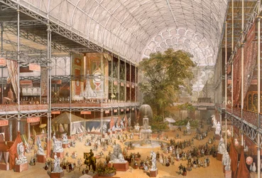 Interiér Mezinárodní výstavy roku 1862