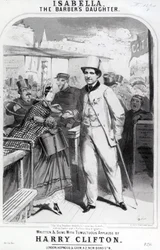 Isabella the Barbers Daughter, reklama na hudbu Harryho Cliftona, 1865
