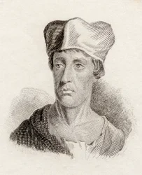 John Leland z „Crabbes Historical Dictionary“, vydaného v roce 1825