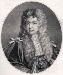 John Sheffield, vyryl Paftanrini, ilustrace z „Katalogu královských a vznešených autorů, svazek IV“, vydaného v roce 1806 (litho)