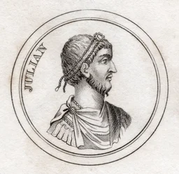 Julian the Apostata, z „Crabbova historického slovníku“, vydaný v roce 1825