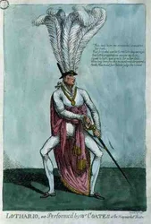 "Lothario, jak hraje pan Coates v Haymarket Theatre, 9. prosince 1811, pub. William Holland