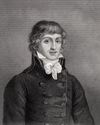 Louis Antonie Leon de Saint-Just, vyryl W.H. Mote, ilustrace z 