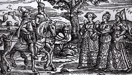 Macbeth, Banquo a tři čarodějnice, Historie Skotska, 1577,