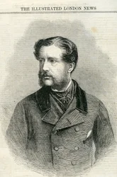 Major Charles Nasmyth (1825-61) z Ilustrovaných londýnských zpráv 13. července 1861