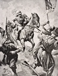 Major George Godfrey Massy Wheeler, z ‚The War Illustrated Album deLuxe‘, vydané v Londýně, 1916