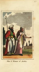 Muž a žena z Arábie