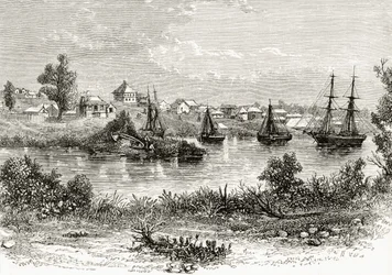 Melbourne, 1840, z 