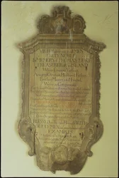 Památník Thomase Duke, 1750 (malované dřevo)