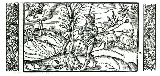 Měsíc leden podle pastýřského kalendáře, 1579