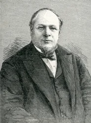 Pan John Young, starosta Sydney, ilustrace z The Graphic 8th May, 1886