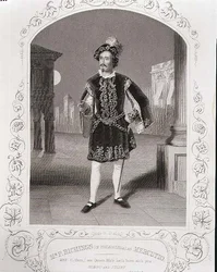 Pan P. Ritchings (z Philadelphie) jako Mercutio, dějství I Scéna 4 z 