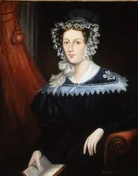 Paní Ann Jane Carlisle, kolem 1828-32 (olej na plátně)