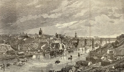 Newcastle upon Tyne v roce 1887