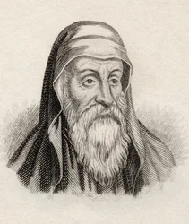 Origen, nebo Origen Adamantius, z „Crabbes Historical Dictionary“, vydaného v roce 1825