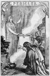 Pericles, Prince of Tyre - Pericles, Prince of Tyre - Ilustrace v “” Completes de William Shakespeare”” 1866 - Ilustrace a obecná forma tohoto vydání jsou vypůjčeny z Cassellova ilustrovaného Shakespeara, vydaného v Londýně