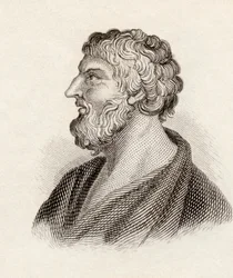Pittacus of Mytilene, z „Crabbes Historical Dictionary“, vydaného v roce 1825