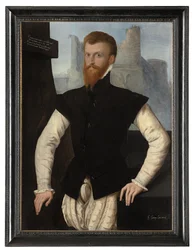 Portrét Edwarda Courtenaye, 1. hraběte z Devonu, kolem roku 1555