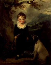 Portrét lorda Godolphina jako dítěte, kolem roku 1810 (olej na plátně)