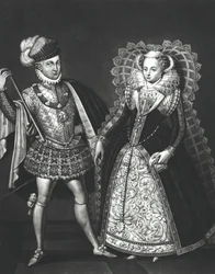 Portrét Mary Queen of Scots (1542-87) a Henry Stewart, Lord Darnley (1545-67), 29. června 1565