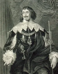 Portrét Philipa Herberta (1584-1650), 1. hraběte z Montgomery, z knihy "Lodge