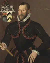 Portrét Richarda Goodricka, Sen.. ve věku 50 let, 1574