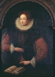 Portrét dámy, která byla považována za Alžbětu I. (1533-1603), kolem roku 1580