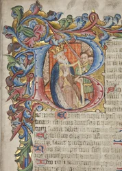 Žaltář se Sarumem používá kalendář, kolem 1425-75
