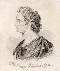 Ptolemaios II Filadelfus, z knihy "Crabb