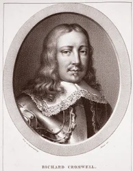 Richard Cromwell, připisovaný Maurinovi, vyrytý de Langlumem