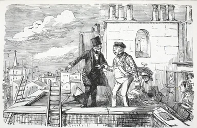 Střechy, ilustrace z Punch