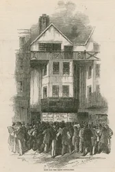 Pospěšte si pro denní tisk v kanceláři Daily Telegraph