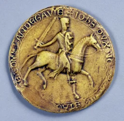 Pečeť krále Jana (1167-1216) 1200