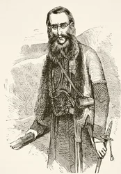 Sir Charles Napier, z knihy "The National and Domestic History of England" od Williama Hickmana Smithe Aubreyho (1858-1916) vydané v Londýně kolem roku 1890.