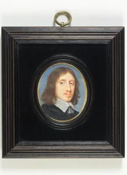 Sir Henry Vane The Younger (akvarel na pergamenu)