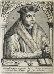Sir Thomas More, svatý, ilustrace z 