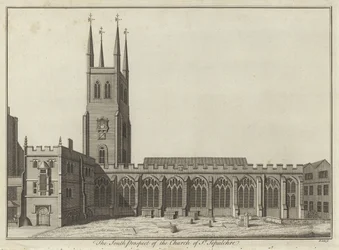 South Prospect of the Church of St Sepulchre, London