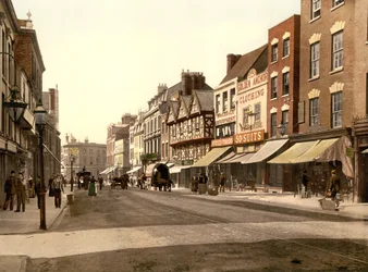 Southgate Street, Gloucester (ručně kolorovaná fotografie)