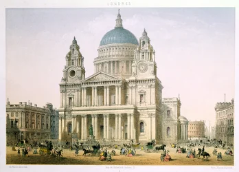 Katedrála svatého Pavla od C. Riviere, 1855