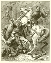 Stephen byl zajat v bitvě u Lincolnu, 1139