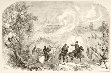 Bitva u Gettysburgu (litho)