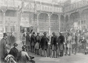Dolní sněmovna: Přísaha poslanců v roce 1857