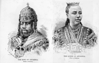 Habešský král a královna, 1893