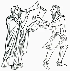 Legenda o rohu svatého Patrika, z „Krátké historie anglického lidu“ od J. R. Greena, vydáno 1893